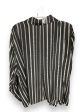 Blouse Long Sleeve By Torrid In Black & White, Size: 4x Online