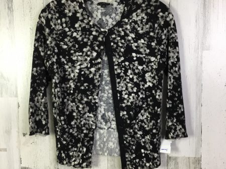 Cardigan By Ann Taylor In Black & Grey, Size: Xs For Sale