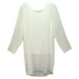 Relaxed Elegance Tunic Blouse By Soft Surroundings In Cream, Size: M Fashion