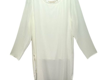 Relaxed Elegance Tunic Blouse By Soft Surroundings In Cream, Size: M Fashion