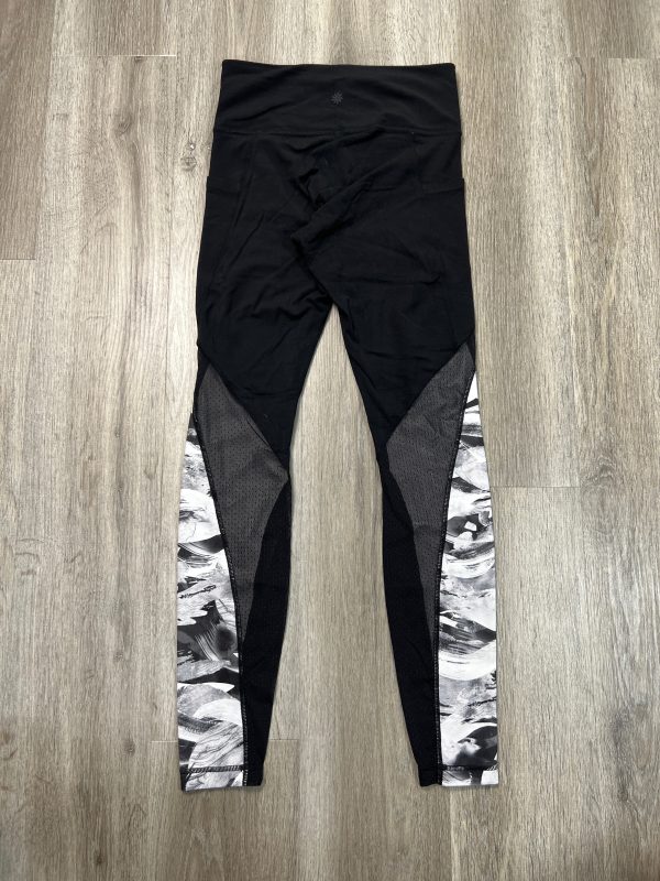 Athletic Leggings By Athleta In Black & White, Size: S Fashion