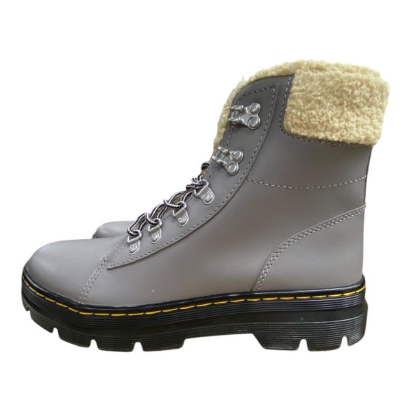 Boots Combat By Dr Martens In Grey, Size: 10 Sale