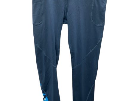 Athletic Leggings By Under Armour In Blue, Size: L For Sale