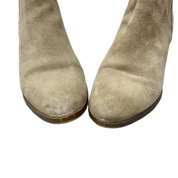 Boots Ankle Heels By Marc Fisher In Beige, Size: 6.5 For Cheap