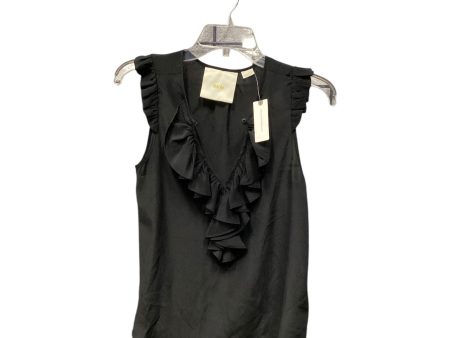 Blouse Sleeveless By Maeve In Black, Size: 0 Sale