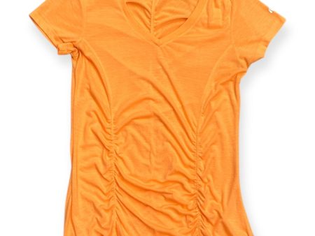 Athletic Top Short Sleeve By Marika In Orange, Size: L Online Sale