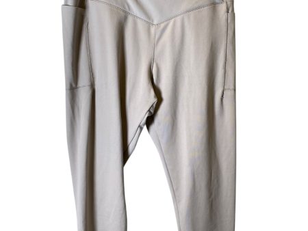 Athletic Leggings By Clothes Mentor In Beige, Size: M Discount