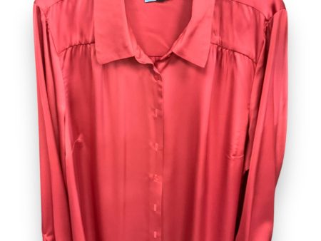 Blouse Long Sleeve By Torrid In Mauve, Size: 2x Fashion