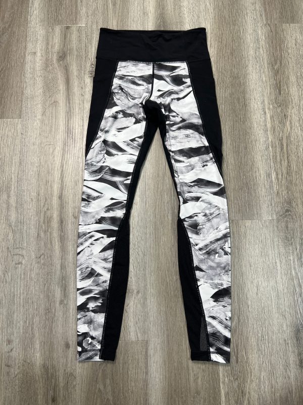 Athletic Leggings By Athleta In Black & White, Size: S Fashion