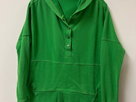 Sweatshirt Hoodie By Clothes Mentor In Green, Size: S Online now