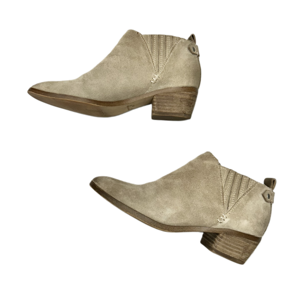 Boots Ankle Heels By Marc Fisher In Beige, Size: 6.5 For Cheap