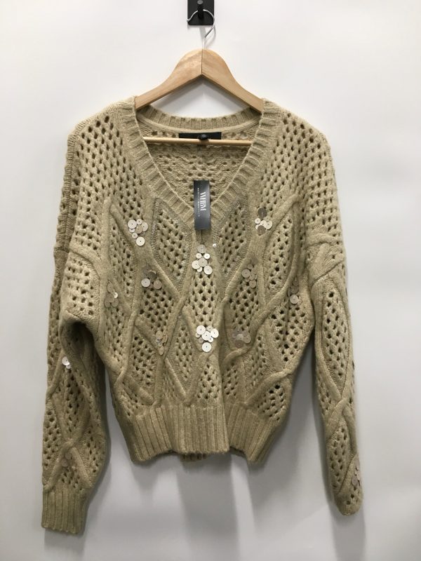 Sweater By White House Black Market In Cream, Size: L Discount