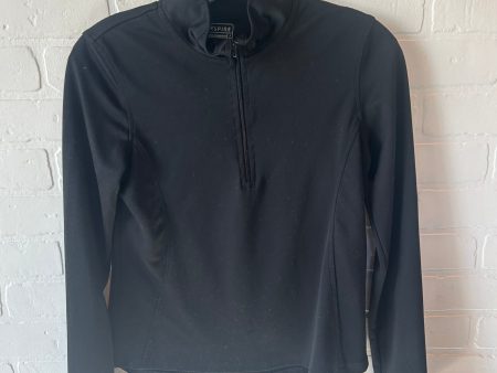 Athletic Top Long Sleeve Collar By Clothes Mentor In Black, Size: S Cheap