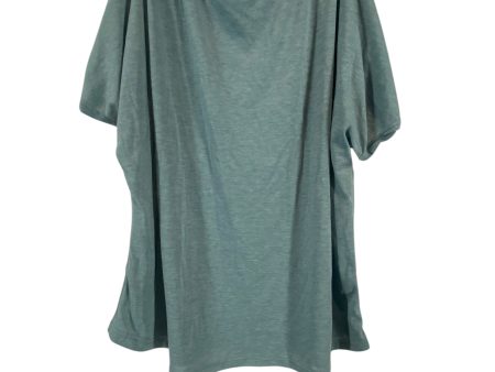 Blouse Short Sleeve By Clothes Mentor In Blue, Size: L Hot on Sale