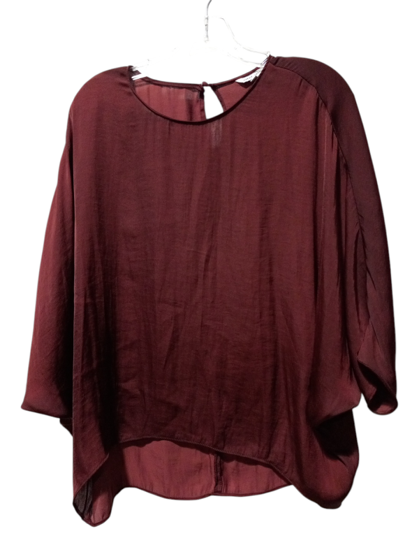 Blouse Short Sleeve By Naked Zebra In Red, Size: M Online now