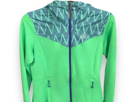 Athletic Jacket By Clothes Mentor In Green, Size: M Online Hot Sale