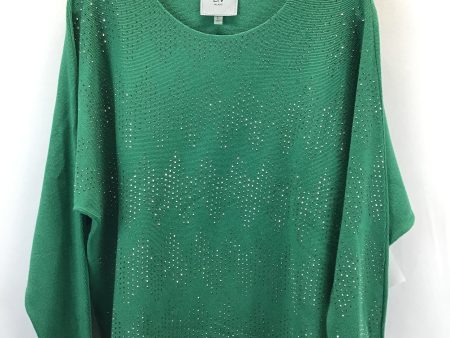 Sweater By Clothes Mentor In Green, Size: L For Cheap