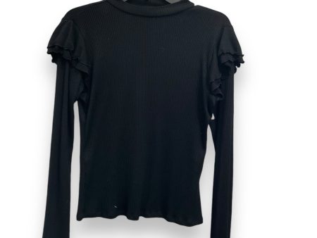 Top Long Sleeve Basic By Gap In Black, Size: Xs Hot on Sale