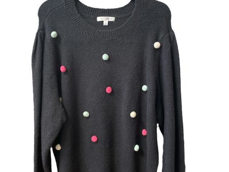 Sweater By Clothes Mentor In Black, Size: 18 For Cheap