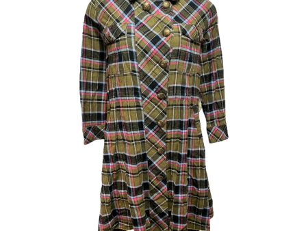 Coat Other By Aratta In Plaid Pattern, Size: M For Discount