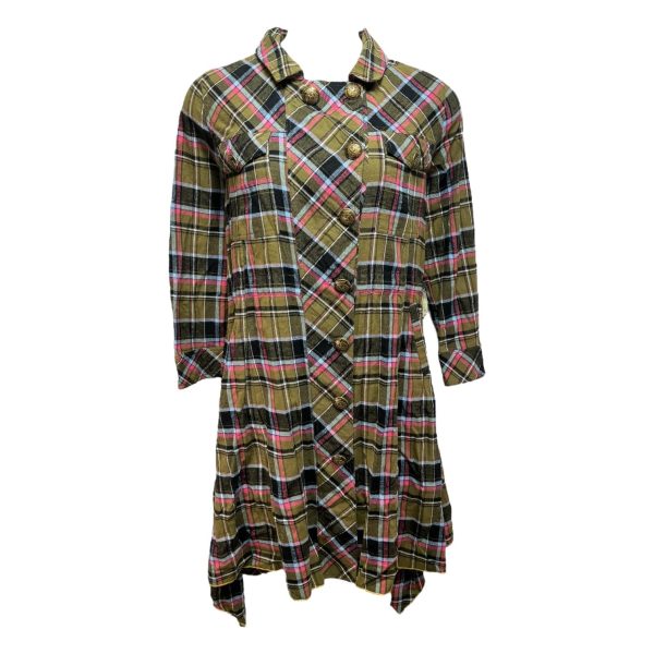 Coat Other By Aratta In Plaid Pattern, Size: M For Discount