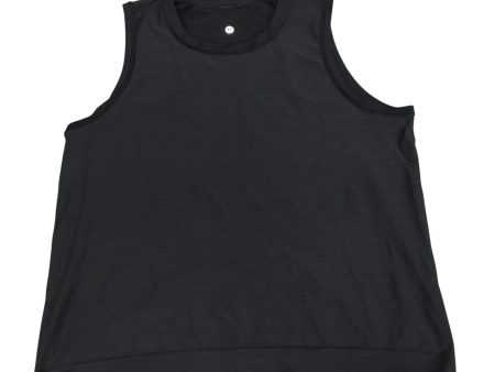 Athletic Tank Top By Lululemon In Black, Size: 12 Hot on Sale