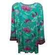 Maddalena Beaded Sequined Floral Tunic By Soft Surroundings In Multi-colored, Size: S on Sale