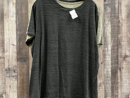 Athletic Top Short Sleeve By Athleta In Green, Size: 2x For Cheap