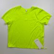 Athletic Top Short Sleeve By Lululemon In Yellow, Size: 8 Fashion