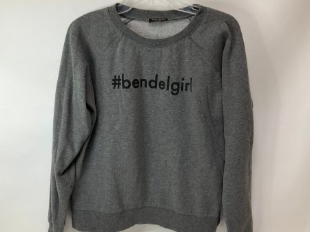 Sweatshirt Crewneck By Henri Bendel In Grey, Size: S Online