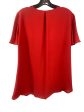 Blouse Short Sleeve By White House Black Market In Red, Size: 10 Fashion