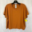 Athletic Top Short Sleeve By Athleta In Orange, Size: Xl Supply