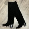 Boots Over-the-knee Heels By Stuart Weitzman In Black, Size: 12 on Sale