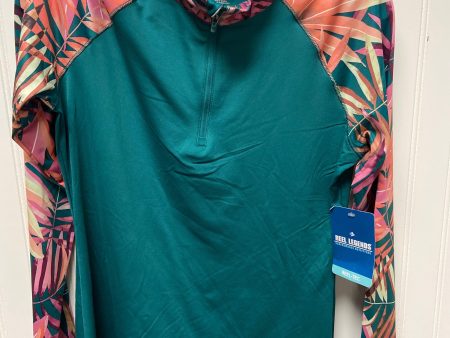 Athletic Top Long Sleeve Collar By Reel Legends In Green, Size: S Online Hot Sale