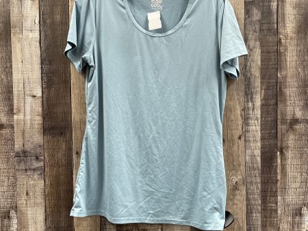 Athletic Top Short Sleeve By 32 Degrees In Blue, Size: L Cheap