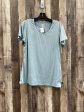 Athletic Top Short Sleeve By 32 Degrees In Blue, Size: L Cheap