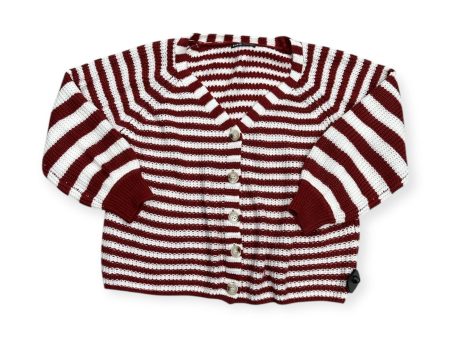 Cardigan By Shein In Red & White, Size: L Supply