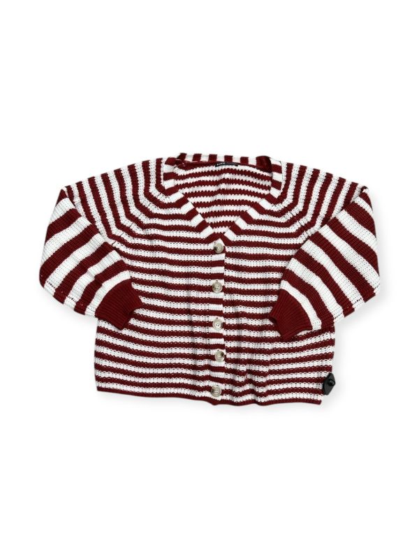 Cardigan By Shein In Red & White, Size: L Supply