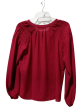 Blouse Long Sleeve By Loft In Red, Size: Xs Sale