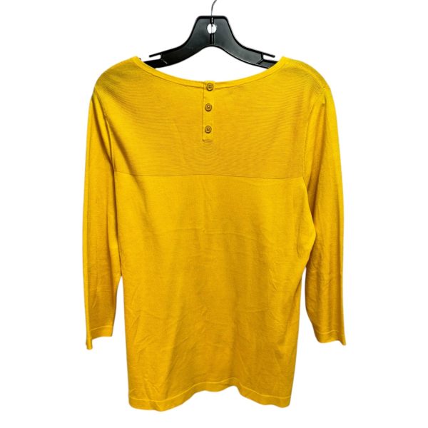 Sweater By Talbots In Yellow, Size: S Sale