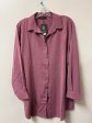 Blouse Long Sleeve By Clothes Mentor In Pink, Size: Xl Fashion