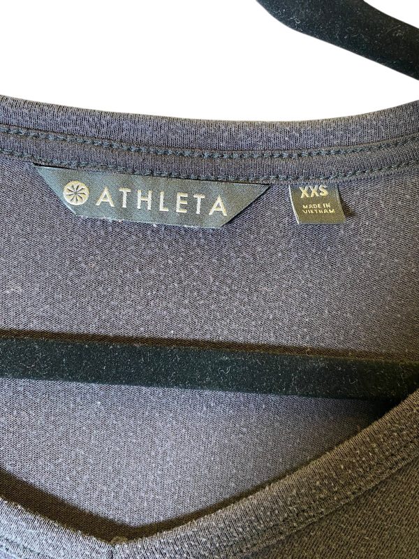 Athletic Top Long Sleeve Crewneck By Athleta In Black, Size: Xxs Online Hot Sale