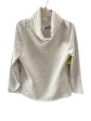 Athletic Top Long Sleeve Crewneck By Chicos In Cream, Size: L Cheap