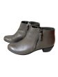 Boots Ankle Heels By Ecco In Grey, Size: 6.5 For Discount