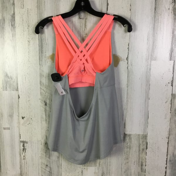 Athletic Tank Top By Lululemon In Grey & Pink, Size: 8 Cheap