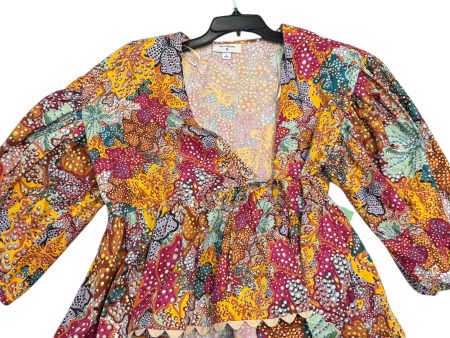 Blouse 3 4 Sleeve By Target-designer In Multi-colored, Size: S Online now