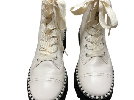 Boots Combat By Kate Spade In White, Size: 9.5 Online Sale