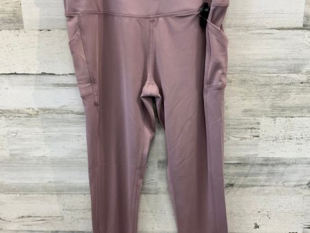 Athletic Leggings By Clothes Mentor In Purple, Size: Xl Hot on Sale