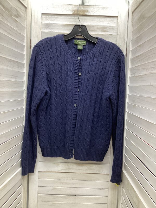 Cardigan By Eddie Bauer In Blue, Size: M Discount