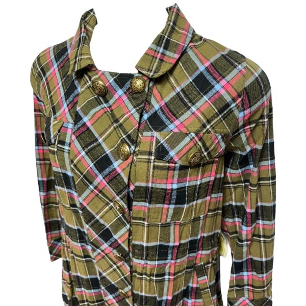 Coat Other By Aratta In Plaid Pattern, Size: M For Discount